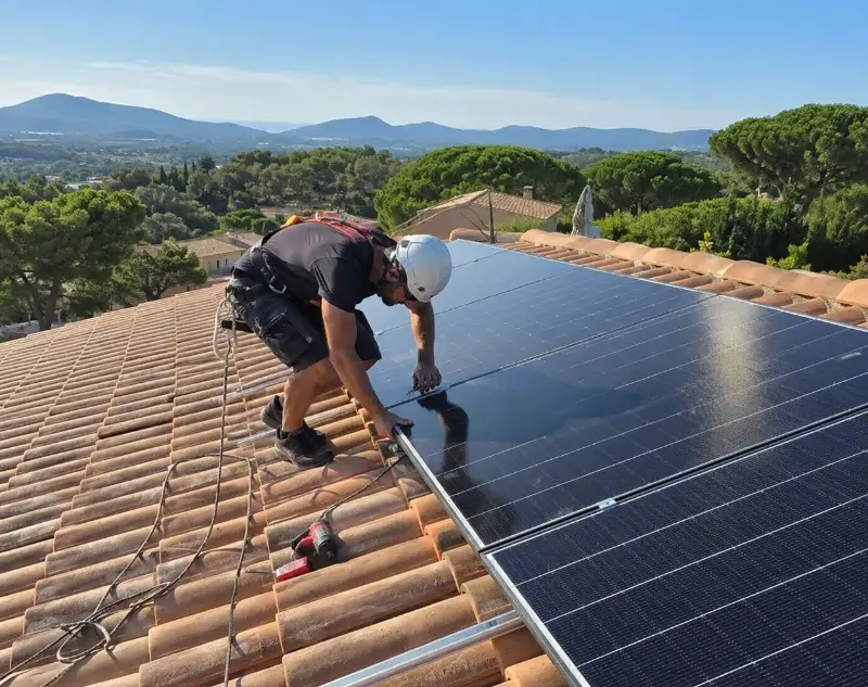Installateur panneaux solaires Pérouges — pose photovoltaïque sur toiture