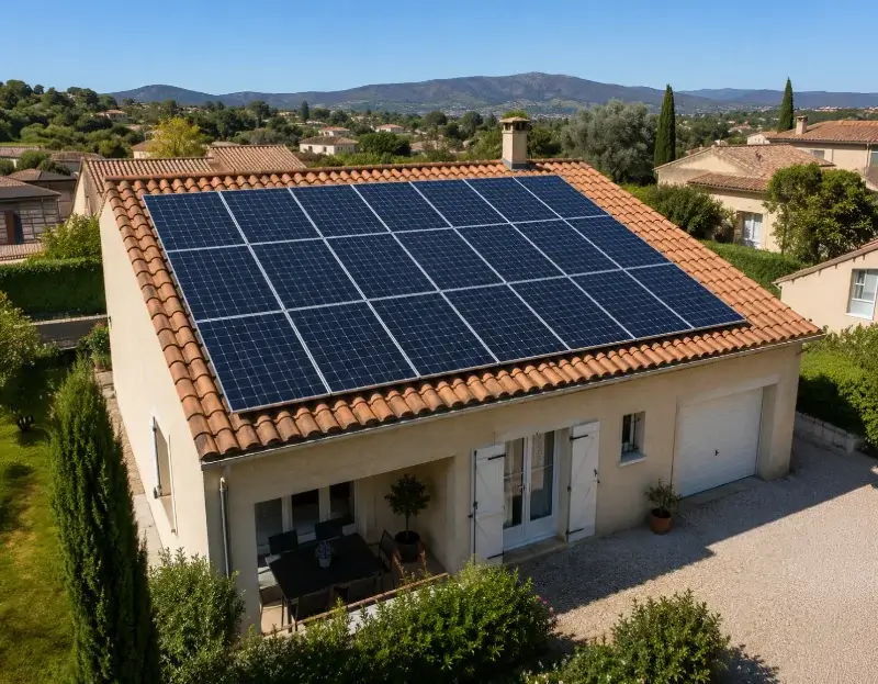 Prime à l'autoconsommation panneaux solaires Pérouges — aide financière de l'État